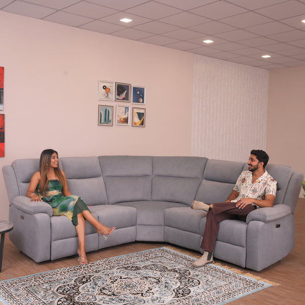 L shape recliner sofa Omega – Royal